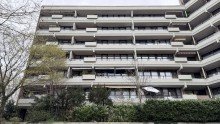Haus hinten Komfortable Einzimmerwohnung mit gro�er K�che und Balkon zum Selbstbezug in K�ln Westhoven